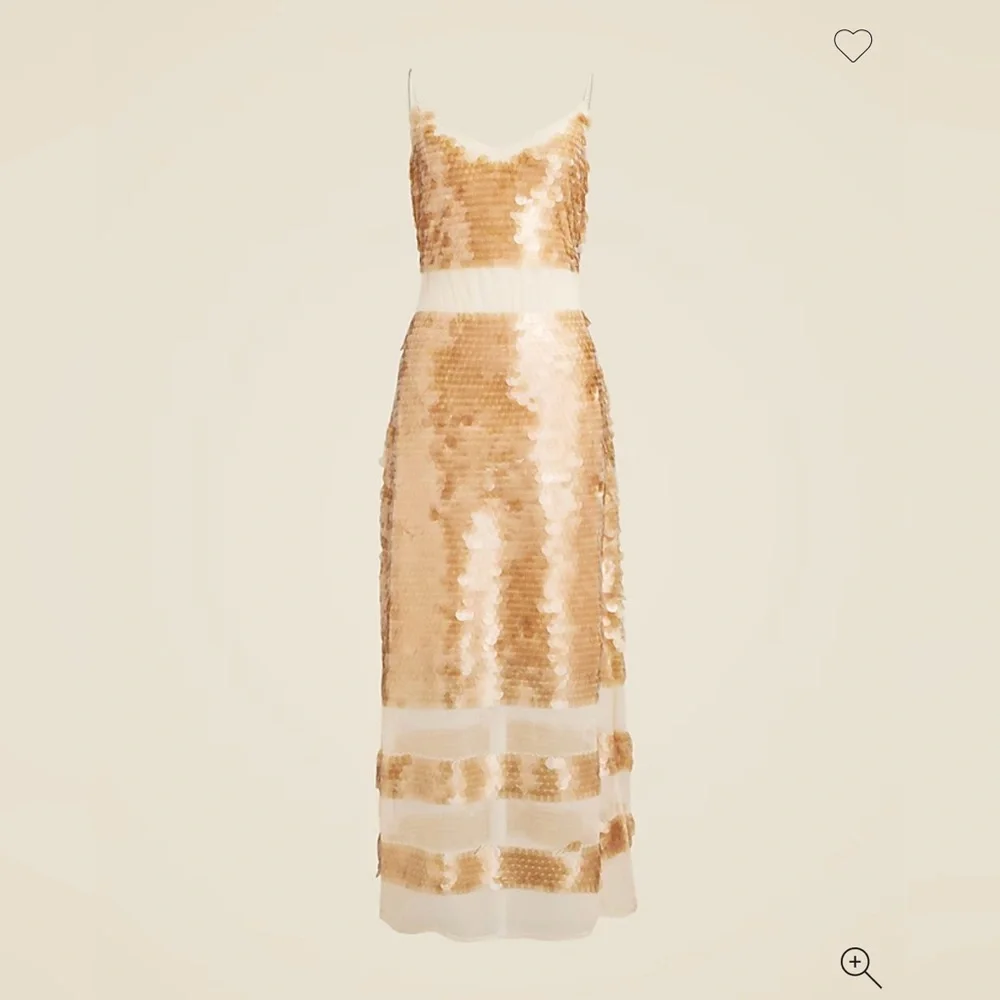 J CREW COLLECTION Sequin Panel Dress size 12 NWT - Picture 2 of 7